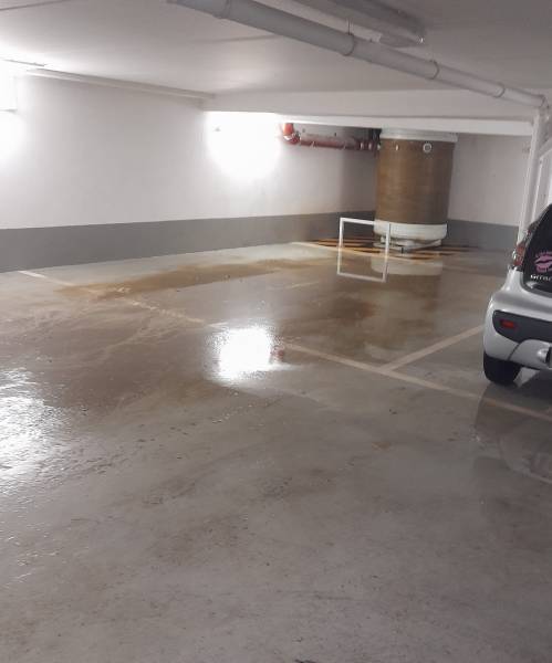Remise en état d'un parking souterrain à Paris 75007 suite à un dégât des eaux